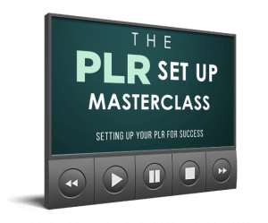 PLR Set Up Masterclass 2.0 Video Image