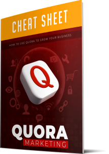 Quora Marketing Cheatsheet