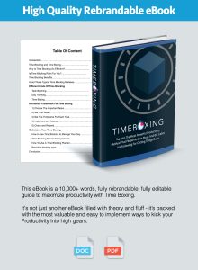 Time Boxing Productivity Secrets Ebook