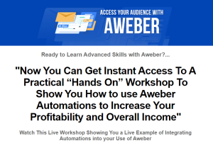 Aweber Automations sales page