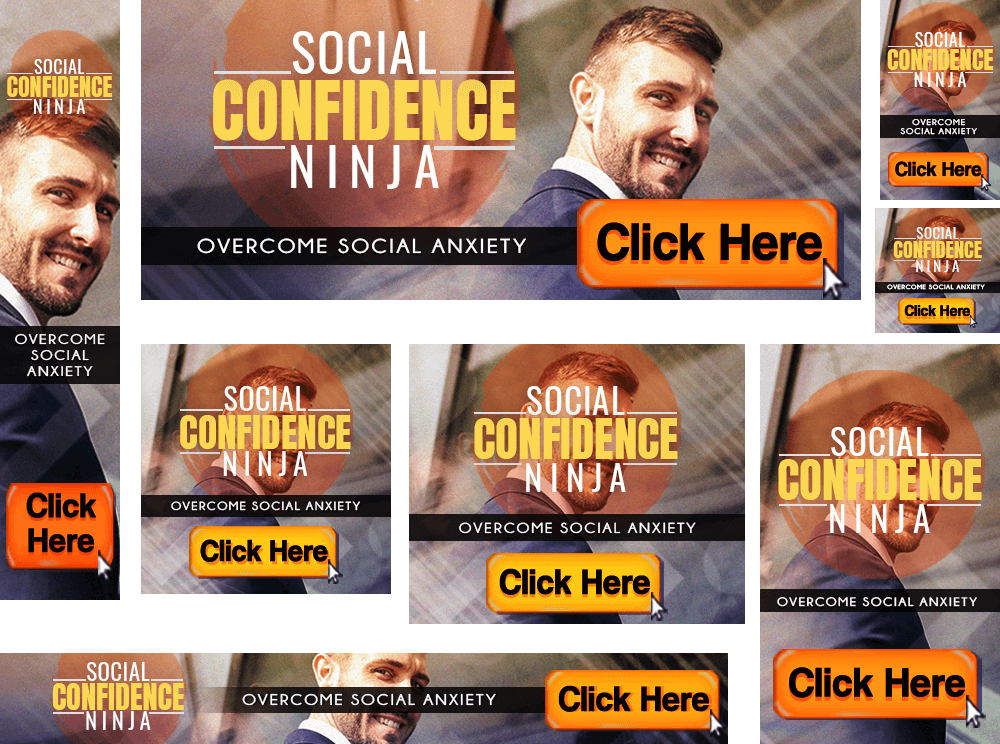 Social Confidence Ninja Banners