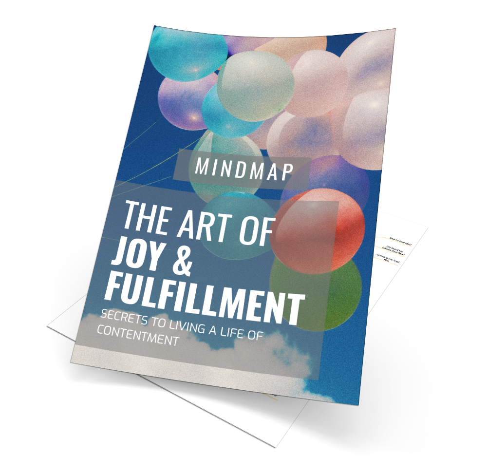 The Art Of Joy and Fulfillment Mindmap