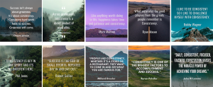 The Art of Consistency Quotes ALL IMAGES