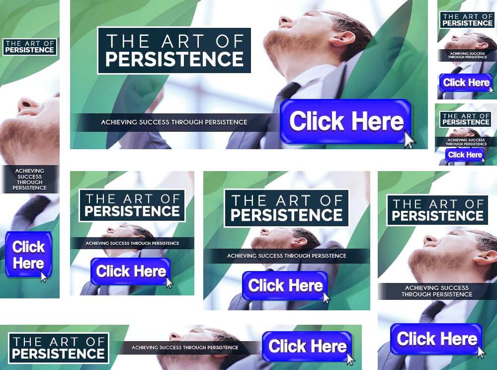 The Art of Persistence Banners
