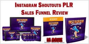 Instagram Shoutouts PLR Sales Funnel Review