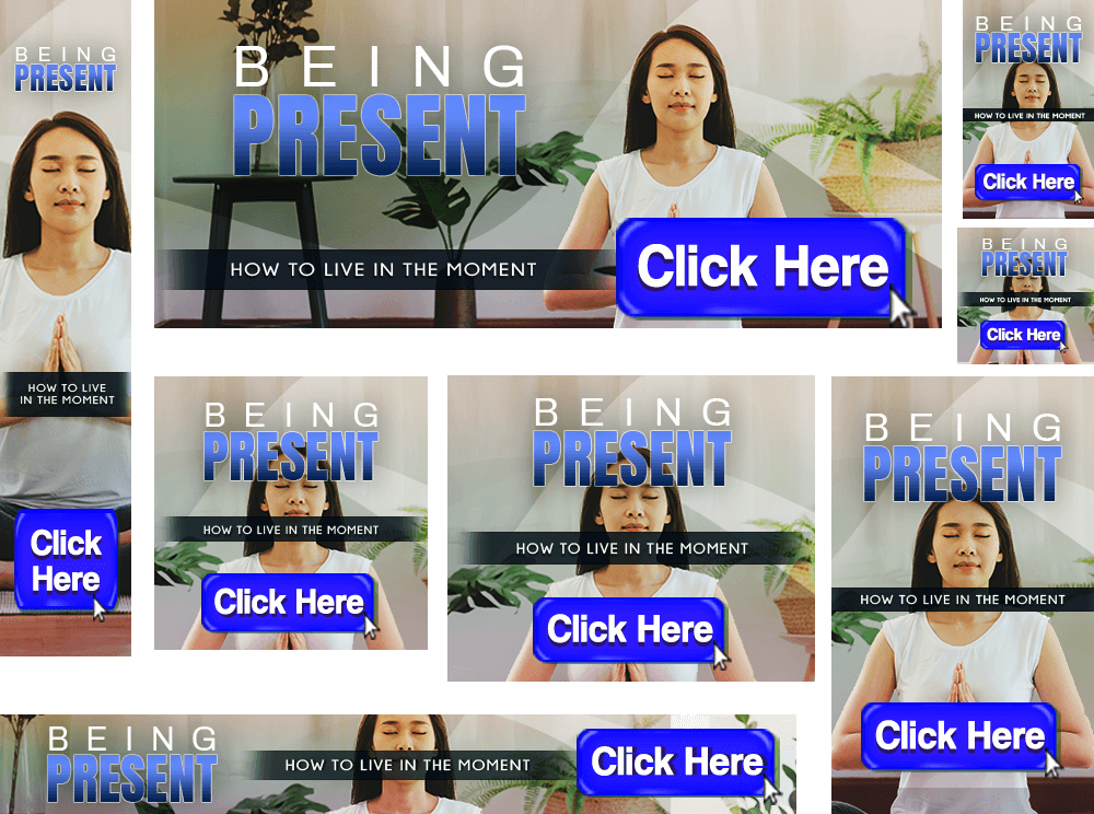 The Being Present Banners