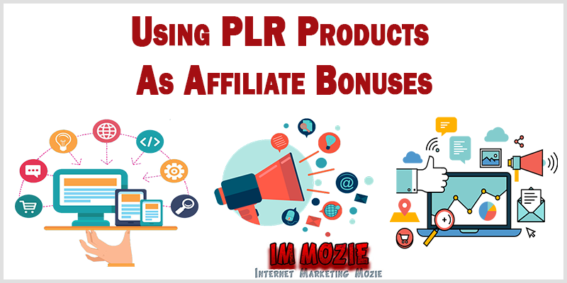 Using PLR Products As Affiliate Bonuses