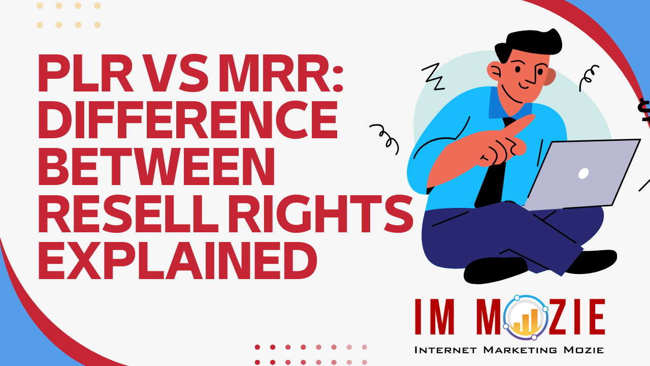 PLR vs MRR Difference Between Resell Rights Explained
