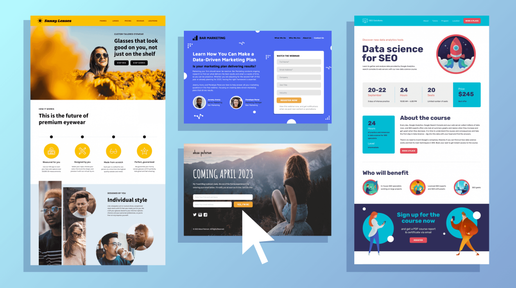 Examples of Successful Landing Pages
